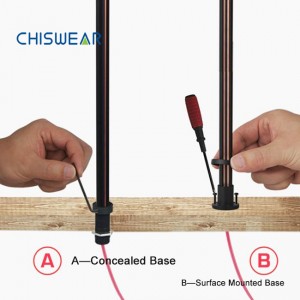 DIY Different Length Size and Color Mini LED Magnetic Rail Track Light Accessories for Display Showcase Lighting, Decorative Ornamental, and DIY Artwork