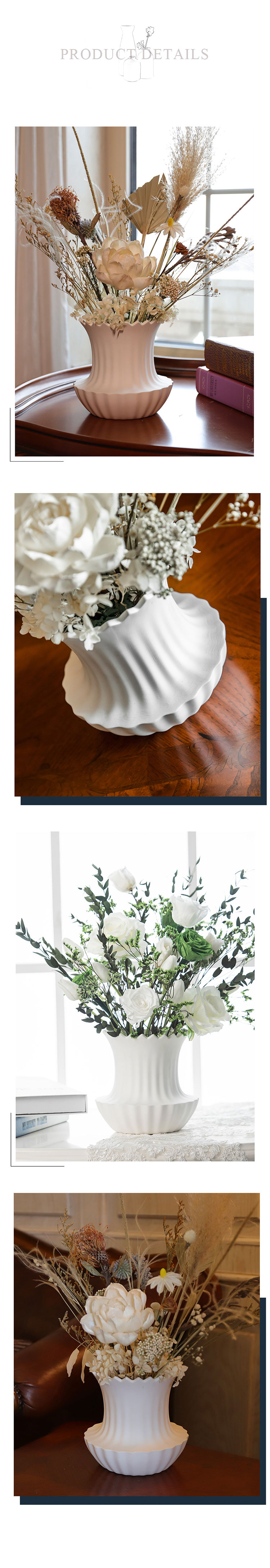 Jellyfish shape ceramic vase (4)