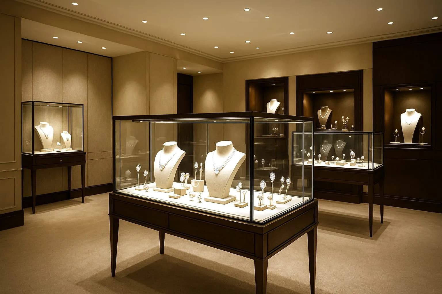 LED showcase lighting in jewellery decoration LED showcase lighting in jewellery decoration