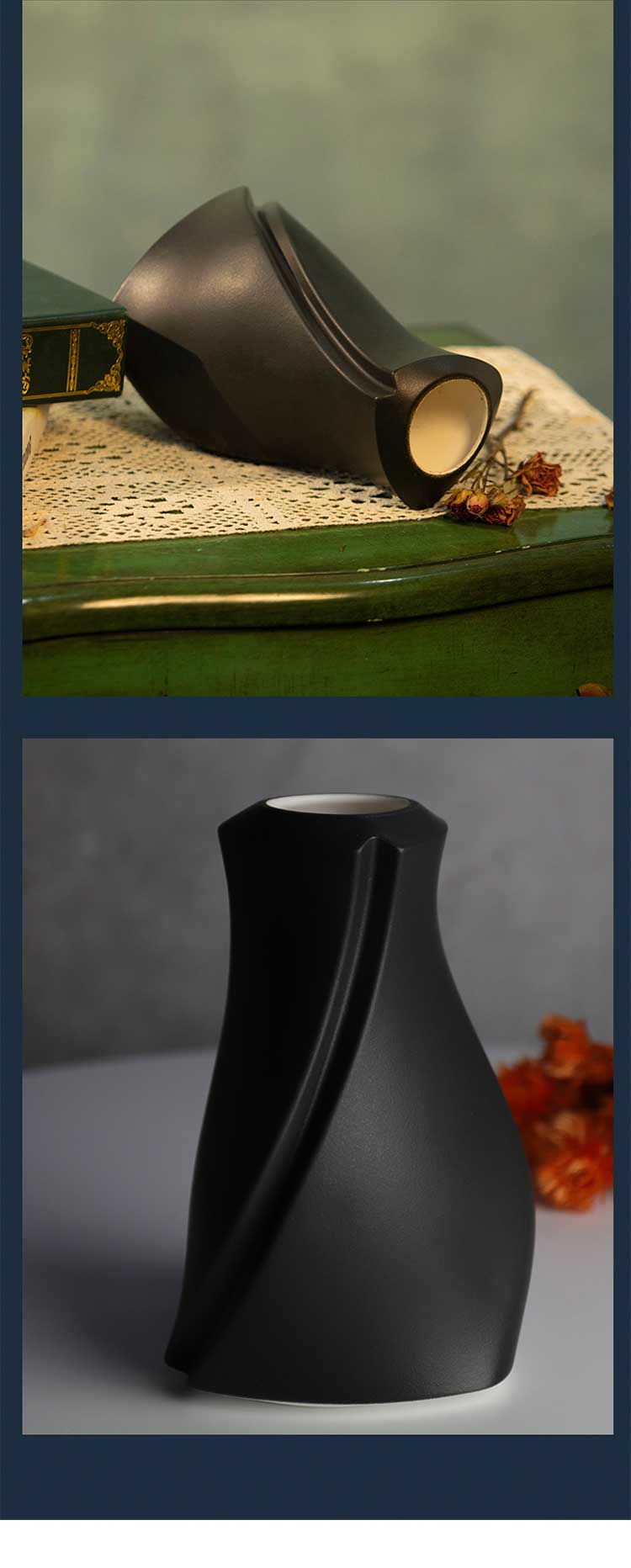 black ceramic vase (10)