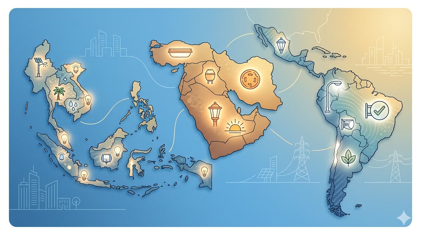 Buyer’s Guide: Luminaire Types and Photocontrol Selection Strategies for the Middle East, Southeast Asia, and Latin America (2026 Edition)