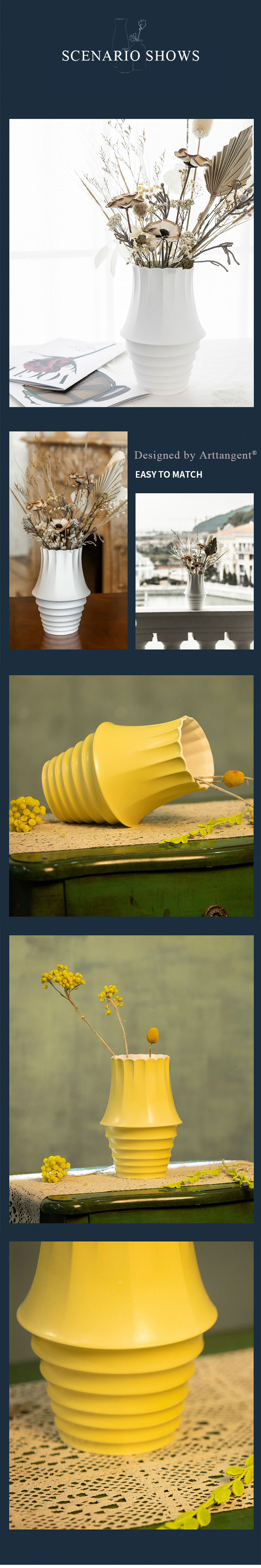 yellow ceramic vase (4)